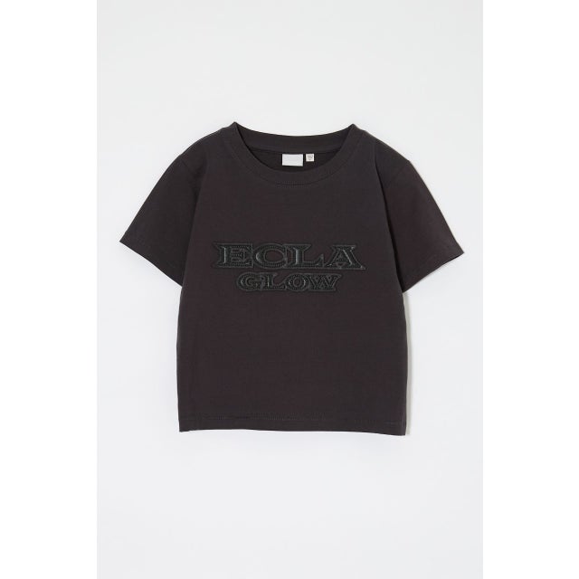 LEATHER PATCH Tシャツ BLK