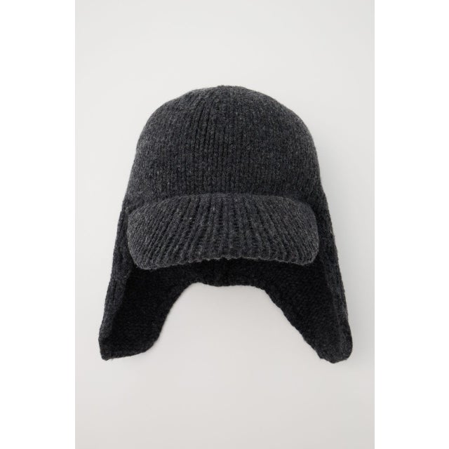 EARMUFFS KNIT キャップ C.GRY