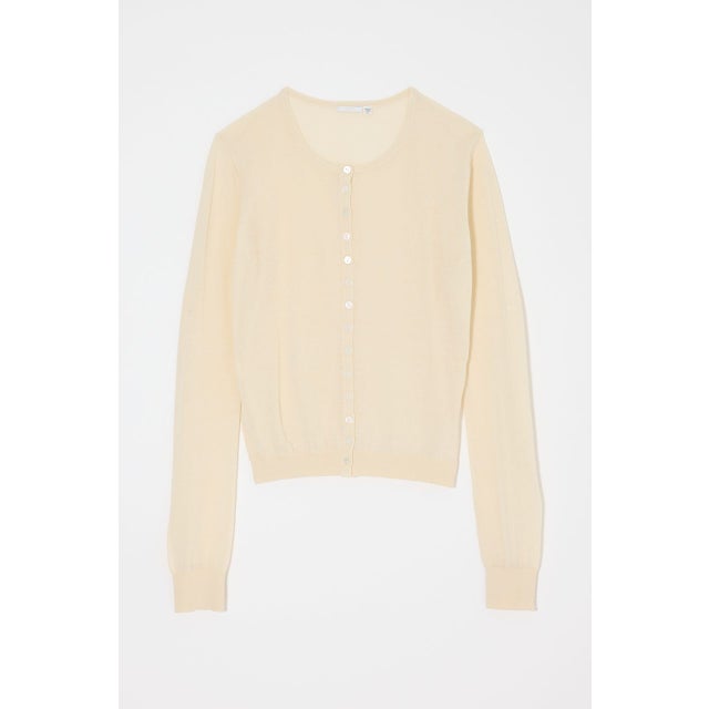 SHEER KNIT カーディガン IVOY3