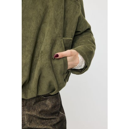 F/SUEDE PUFFER ブルゾン KHA｜詳細画像