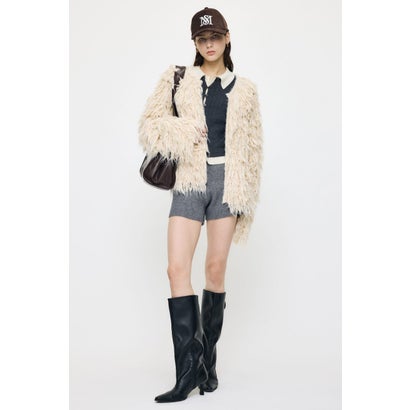 RELAXED KNIT ショーツ GRY｜詳細画像