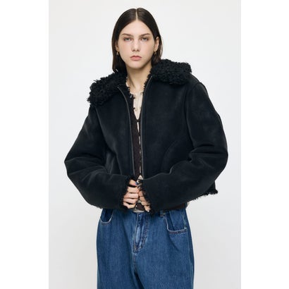 REVERSIBLE CURLY FUR ジャケット BLK｜詳細画像