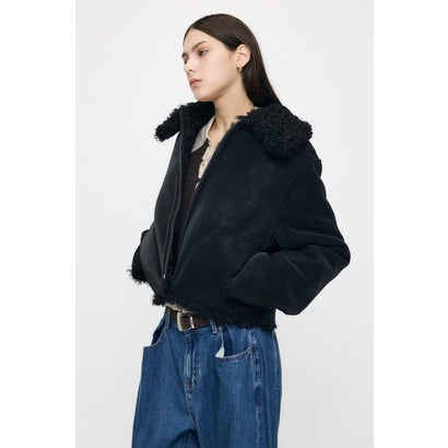 REVERSIBLE CURLY FUR ジャケット BLK｜詳細画像