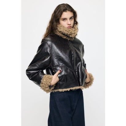 REVERSIBLE CURLY FUR ジャケット D/BRN3｜詳細画像