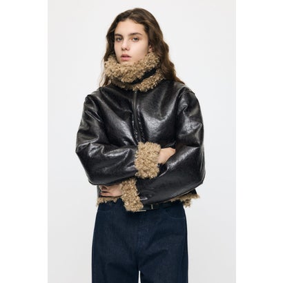 REVERSIBLE CURLY FUR ジャケット D/BRN3｜詳細画像