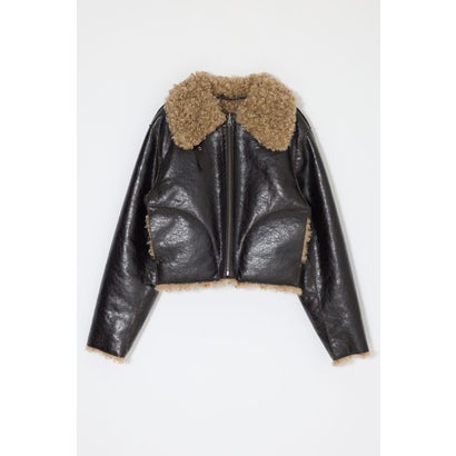REVERSIBLE CURLY FUR ジャケット D/BRN3｜詳細画像