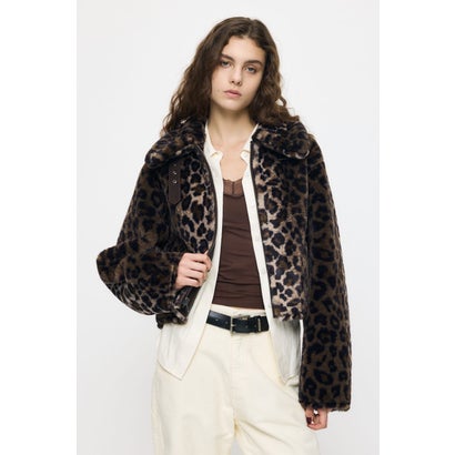 REVERSIBLE CURLY FUR ジャケット 柄BRN5｜詳細画像