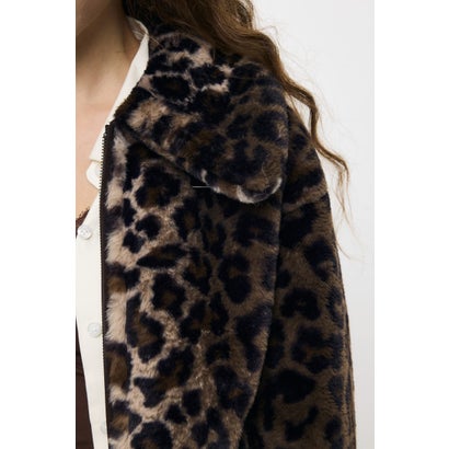 REVERSIBLE CURLY FUR ジャケット 柄BRN5｜詳細画像