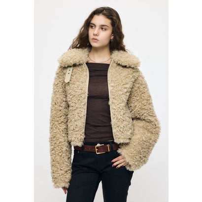 REVERSIBLE CURLY FUR ジャケット IVOY3｜詳細画像