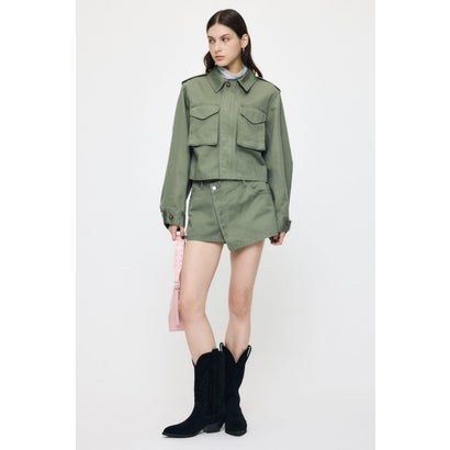 BACKSATIN BDU SHORTジャケット KHA｜詳細画像