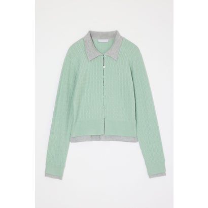 LAYERED LIKE KNIT トップス MINT｜詳細画像
