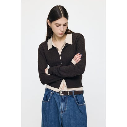LAYERED LIKE KNIT トップス MINT｜詳細画像