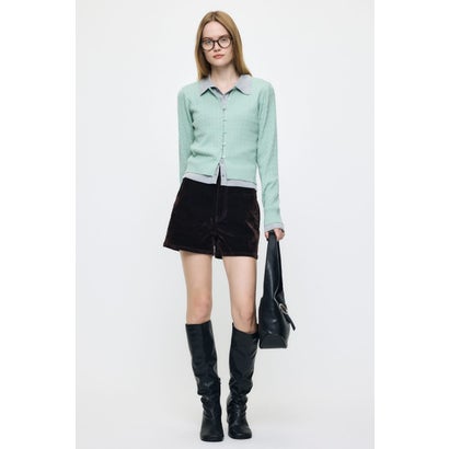 LAYERED LIKE KNIT トップス MINT｜詳細画像