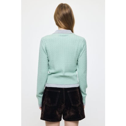 LAYERED LIKE KNIT トップス MINT｜詳細画像