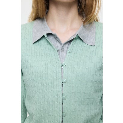LAYERED LIKE KNIT トップス MINT｜詳細画像