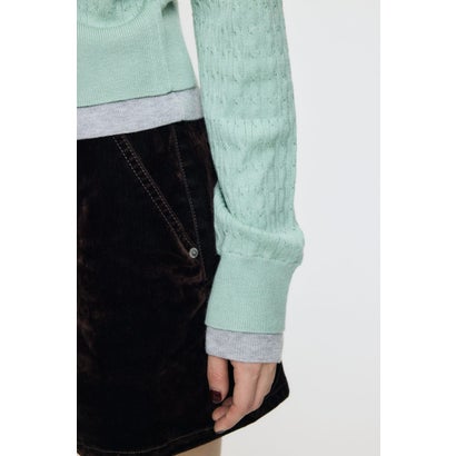 LAYERED LIKE KNIT トップス MINT｜詳細画像