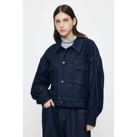GATHER HEM DENIM ジャケット One Wash1