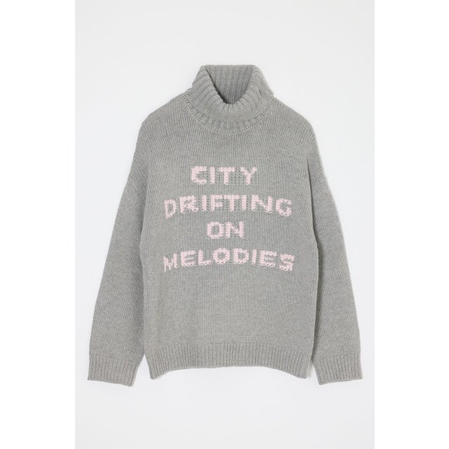 LETTERED セーター T.GRY