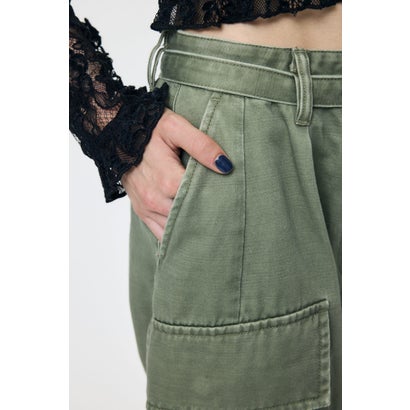 BACKSATIN CROPPED カーゴ KHA｜詳細画像
