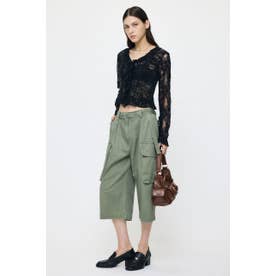 BACKSATIN CROPPED カーゴ KHA