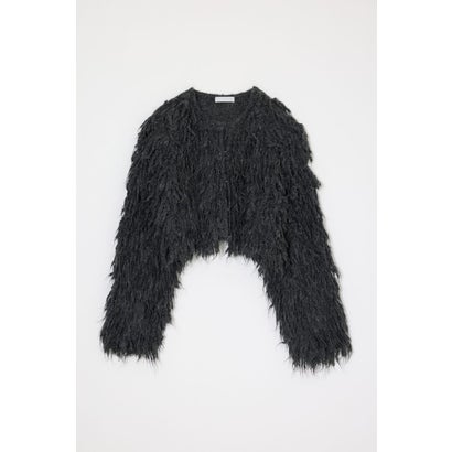 SHAGGY FEATHER カーディガン C.GRY｜詳細画像