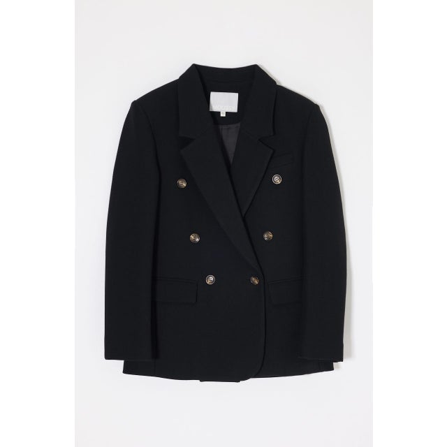 BACK TUCK TAILORED ジャケット BLK