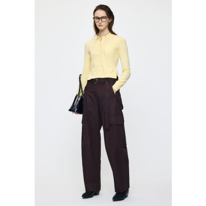 MANY WAY BUTTON KNIT シャツ L/YEL1｜詳細画像