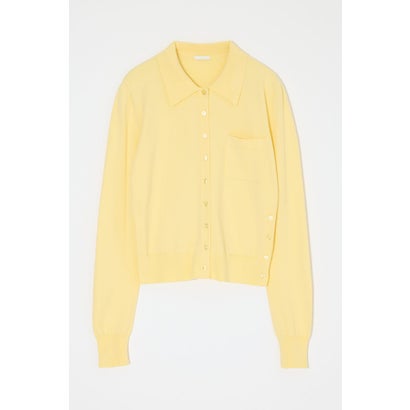 MANY WAY BUTTON KNIT シャツ L/YEL1｜詳細画像
