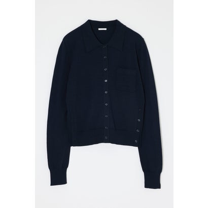 MANY WAY BUTTON KNIT シャツ D/NVY3｜詳細画像