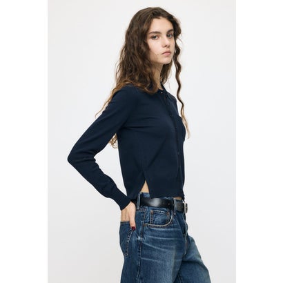 MANY WAY BUTTON KNIT シャツ D/NVY3｜詳細画像