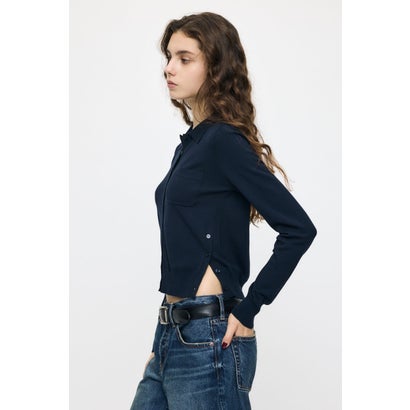 MANY WAY BUTTON KNIT シャツ D/NVY3｜詳細画像