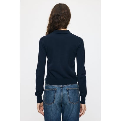 MANY WAY BUTTON KNIT シャツ D/NVY3｜詳細画像