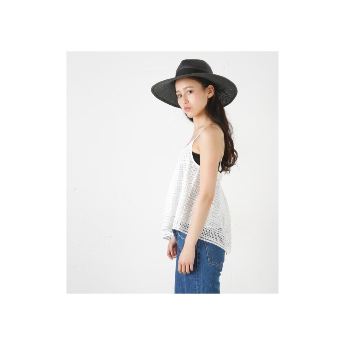 MOUSSY moussy レースフレアキャミ ホワイト -ファッション通販 