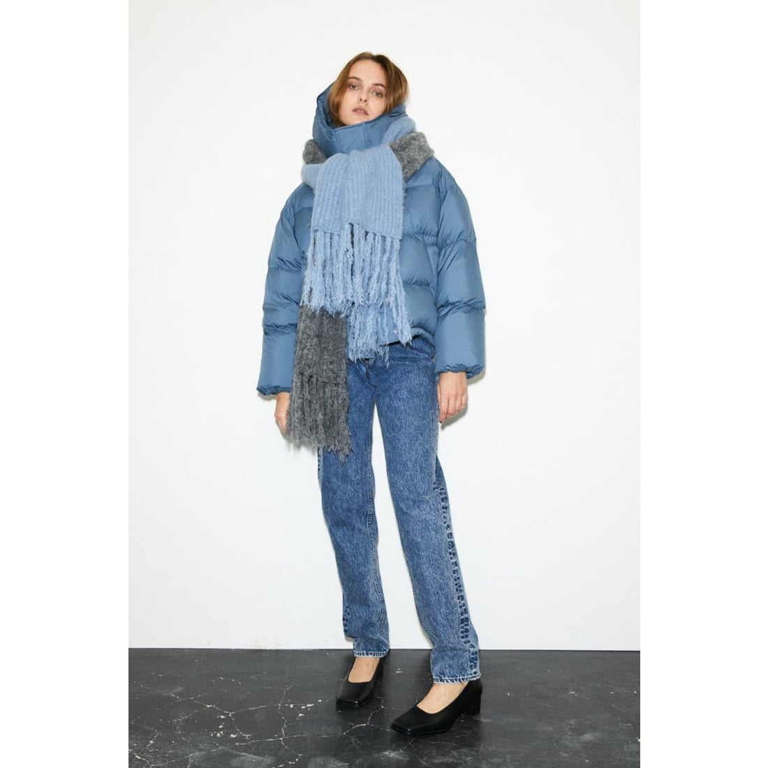 MOUSSY SHORT PUFFER ジャケット L/BLU1 -ファッション通販 FASHION WALKER