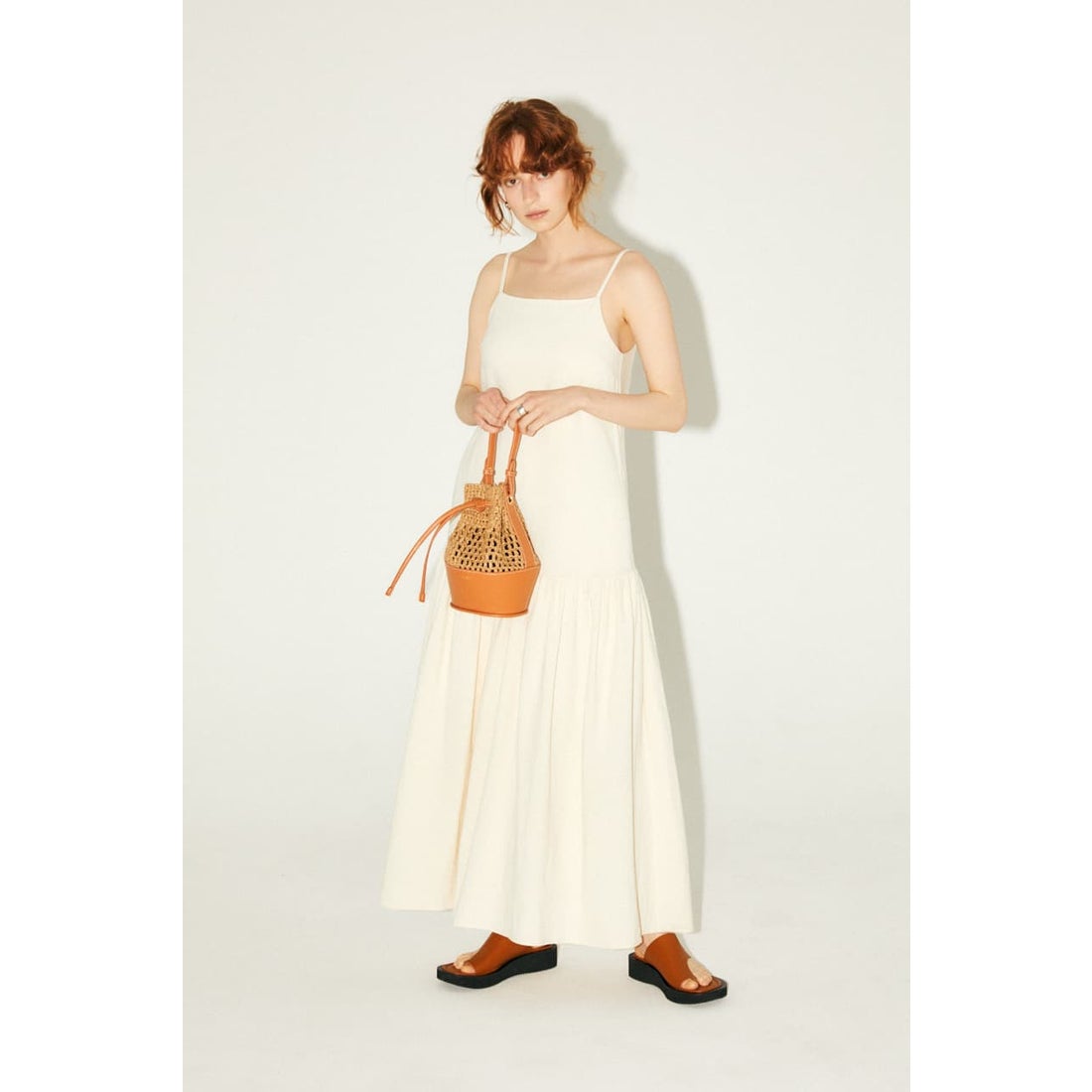 MOUSSY BOTTOM GATHER MAXI ドレス IVOY3 -ファッション通販 FASHION 