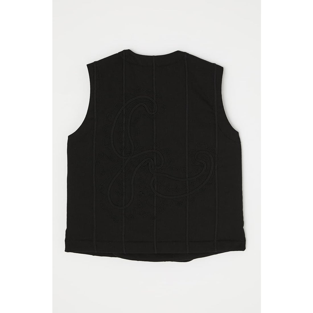 MOUSSY CORD EMBROIDERY ベスト BLK -ファッション通販 FASHION 