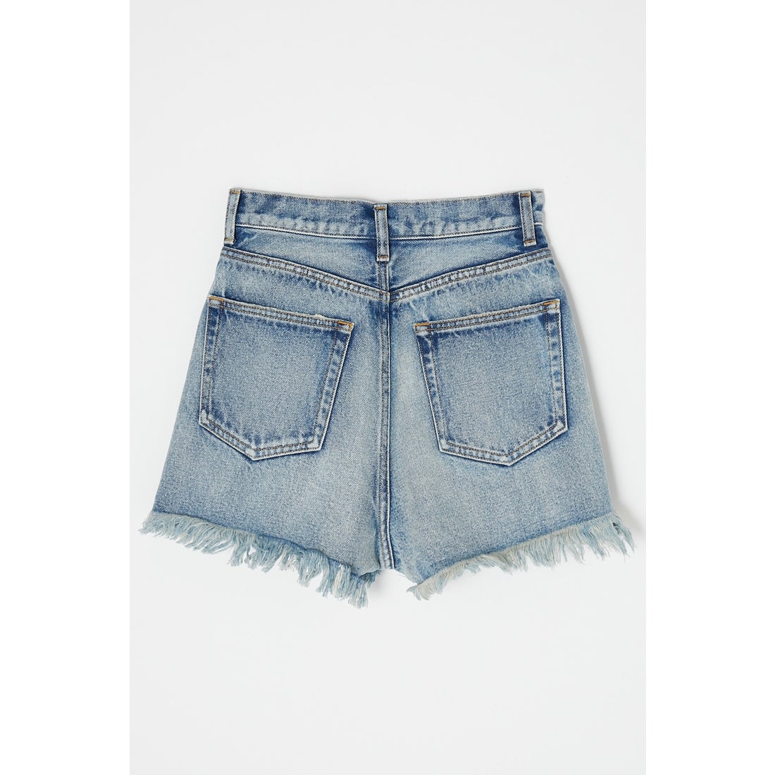 MOUSSY HW CUT OFF ショートパンツ BLU -ファッション通販 FASHION WALKER