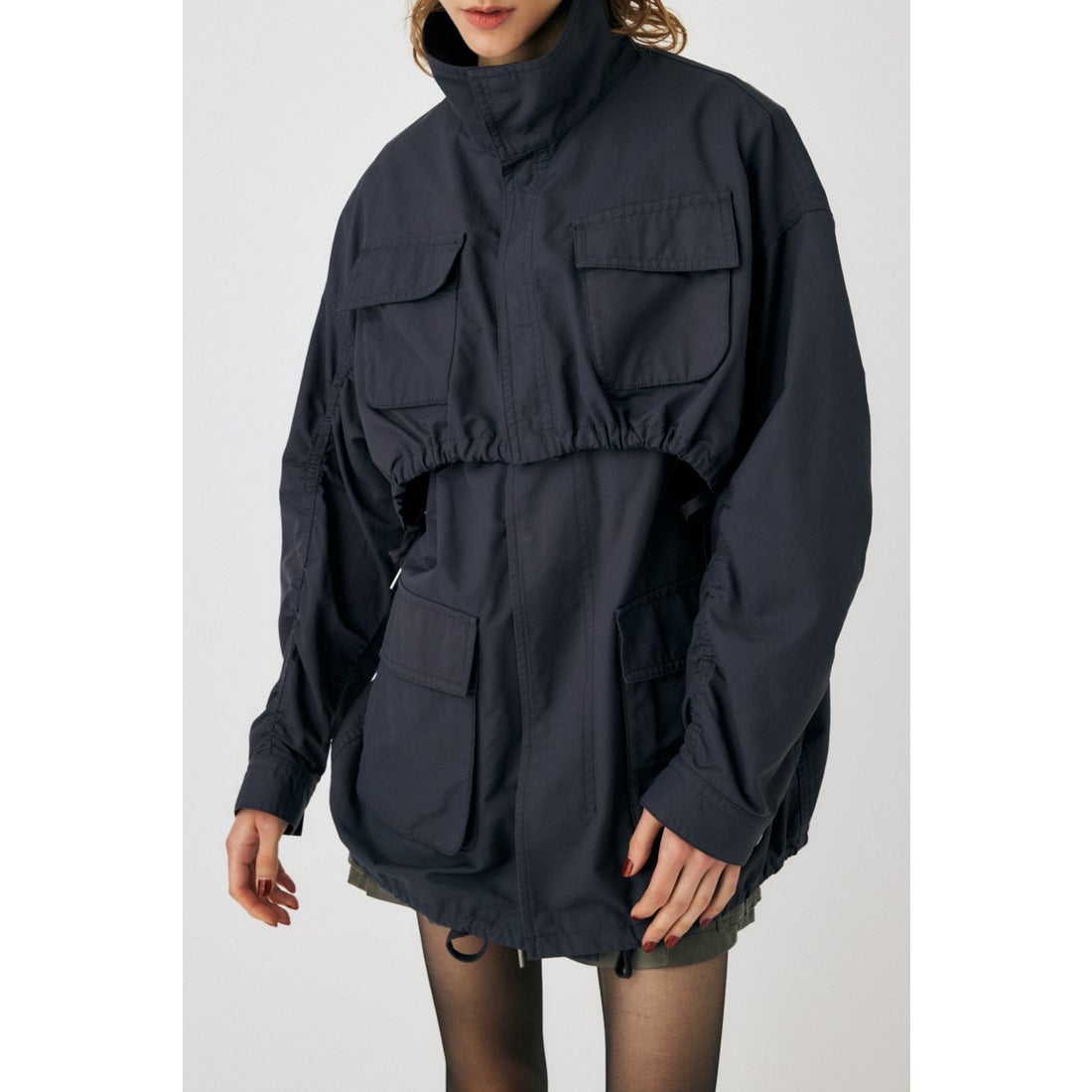 MOUSSY UTILITY BOLERO & ベスト L/BLK1 -ファッション通販 FASHION WALKER