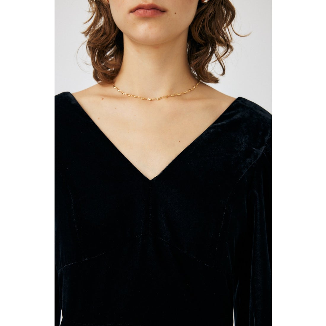 MOUSSY FLORAL PRINT VELOUR ドレス BLK -ファッション通販 FASHION WALKER