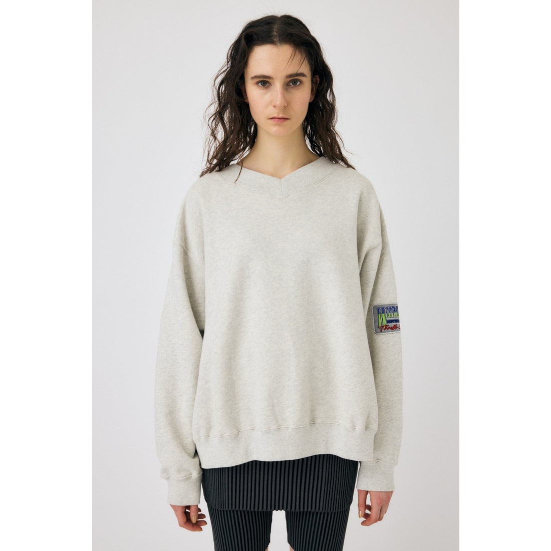 MOUSSY ZIPPERED MOTO プルオーバー T.GRY -ファッション通販 FASHION 