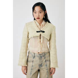 BELTED TWEED ボレロ IVOY3