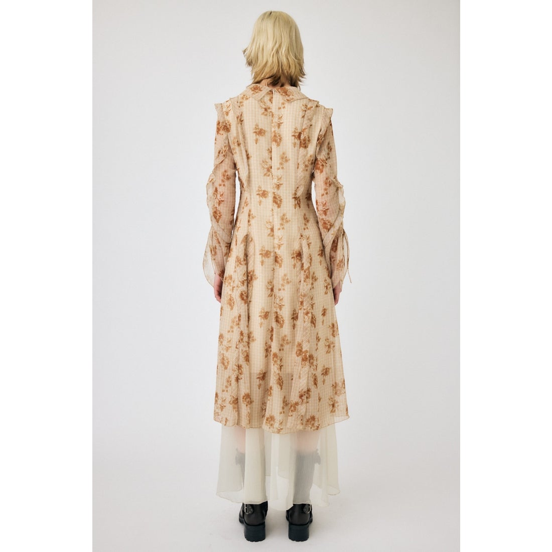 MOUSSY CHIFFON MELLOW マキシドレス 柄ORG5 -靴＆ファッション通販 
