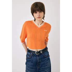 CROPPED KNIT Tシャツ ORG