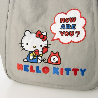 【MONICA×HELLO KITTY】パラコードハンドルトート （ライトグレー）｜詳細画像