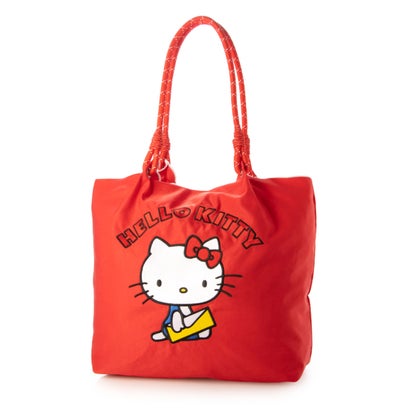 【MONICA×HELLO KITTY】パラコードハンドルタック入りトート （レッド）｜詳細画像