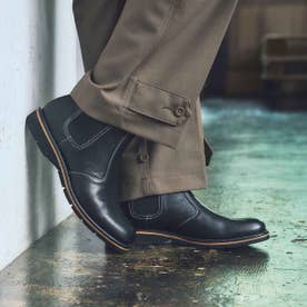 「Recovery Shiatsu Insole」搭載で指圧効果により血行をよくする。サイドゴアカジュアルブーツ DM5536R （ブラック）