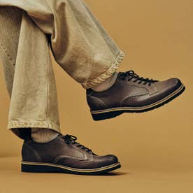 「Recovery Shiatsu Insole」搭載で指圧効果により血行をよくする。レースアップカジュアルシューズ DM5535R （グレー）
