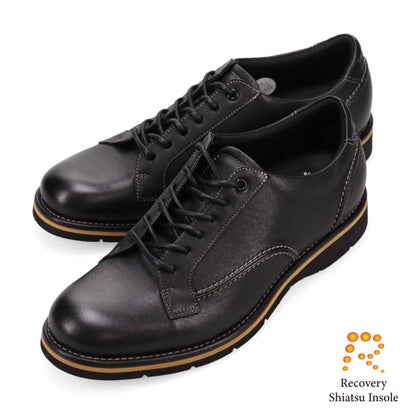 モデロ MODELLO 「Recovery Shiatsu Insole」搭載で指圧効果により血行をよくする。レースアップカジュアルシューズ DM5535R （ブラック）｜詳細画像