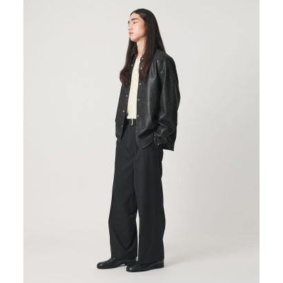 MT LTHR/LK SHT （BLACK）｜詳細画像