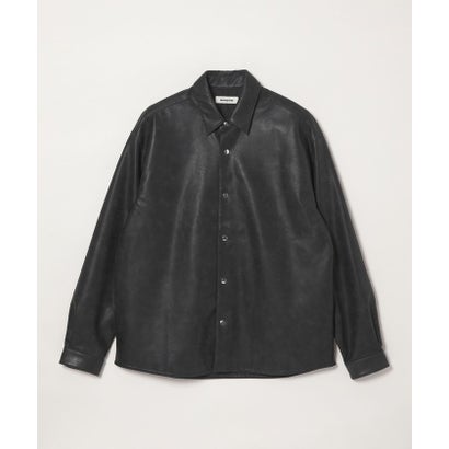MT LTHR/LK SHT （BLACK）｜詳細画像